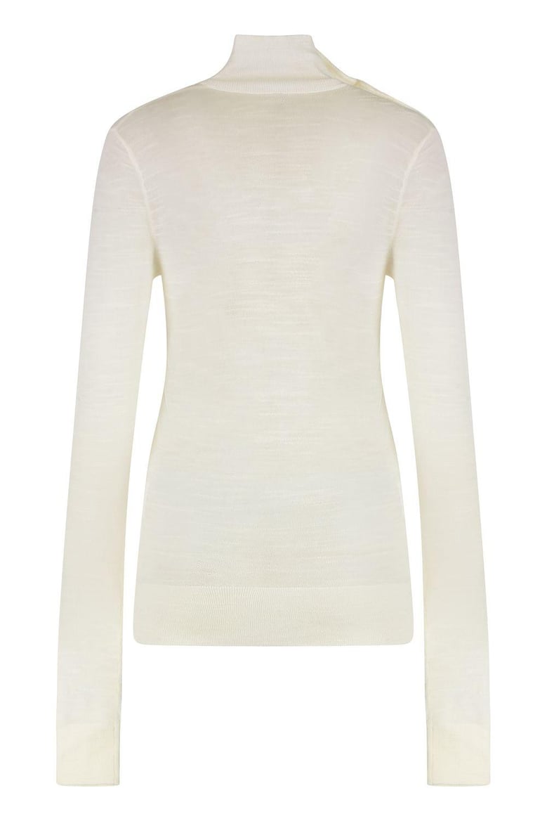 turtleneck wool pullover by Selfnex