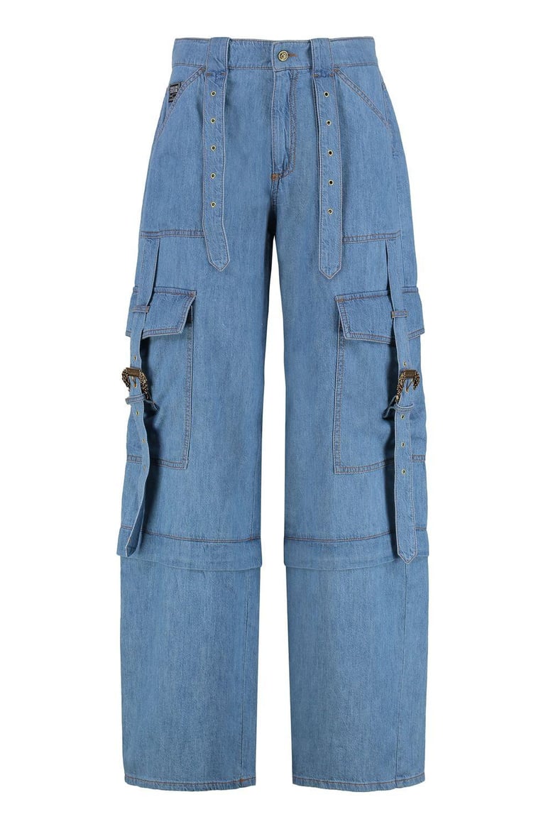 cotton cargo-trousers by Selfnex