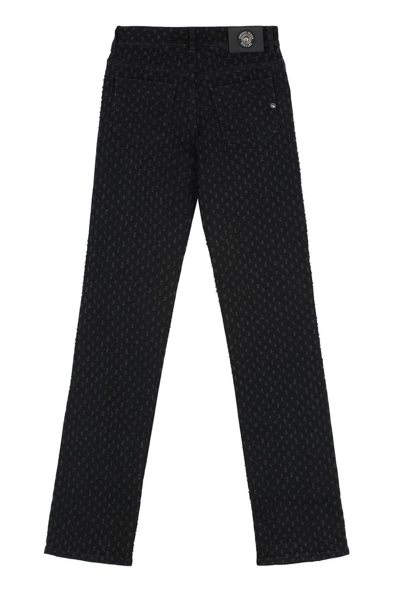 high-rise slim fit jeans by Selfnex