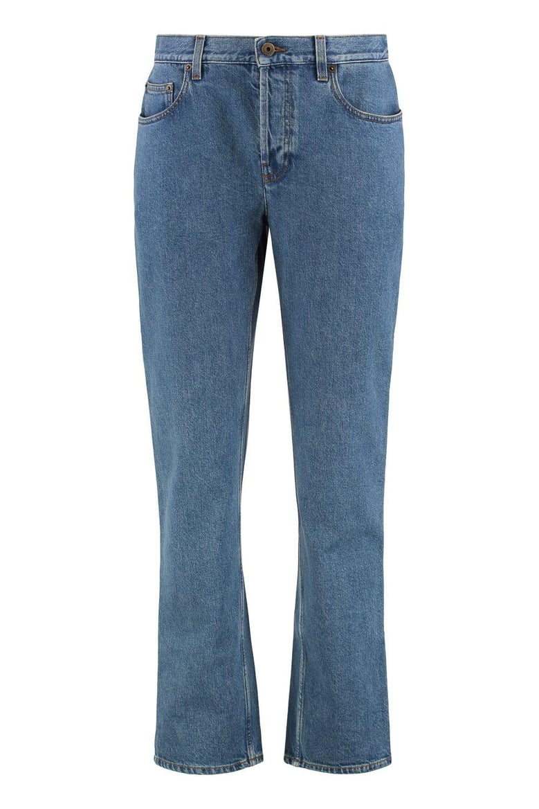 5-pocket straight-leg jeans by Selfnex