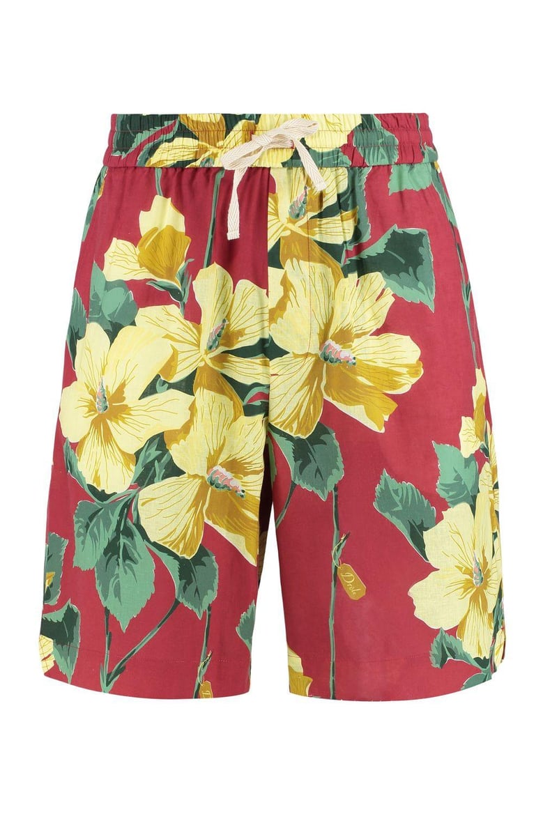 cotton and linen bermuda-shorts by Selfnex