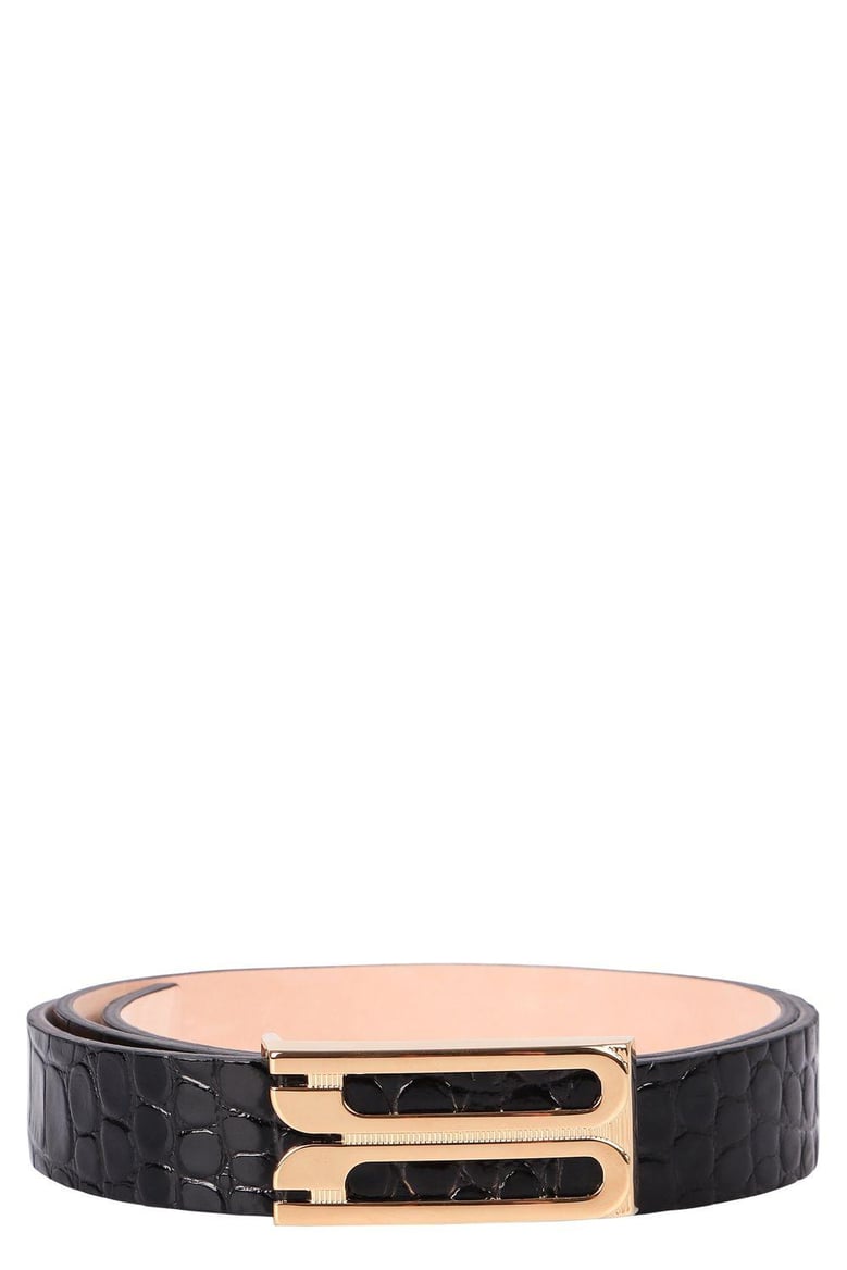 jumbo frame printed leather belt by Selfnex