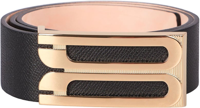 jumbo frame leather belt by Selfnex