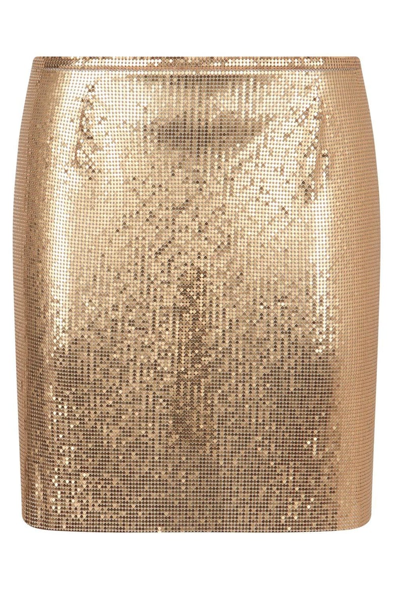 mesh knit skirt by Selfnex