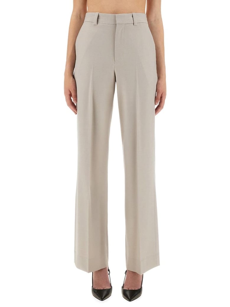 multicolour wool blend trousers by Selfnex