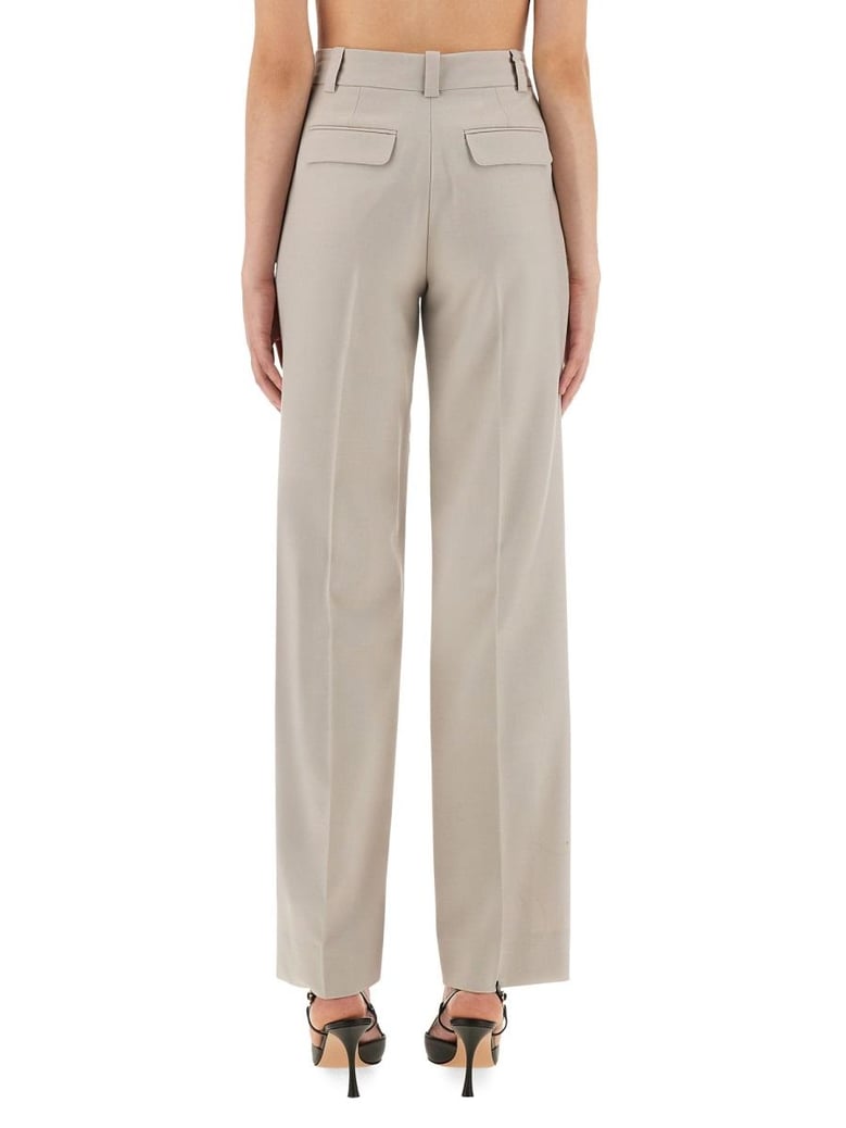 multicolour wool blend trousers by Selfnex