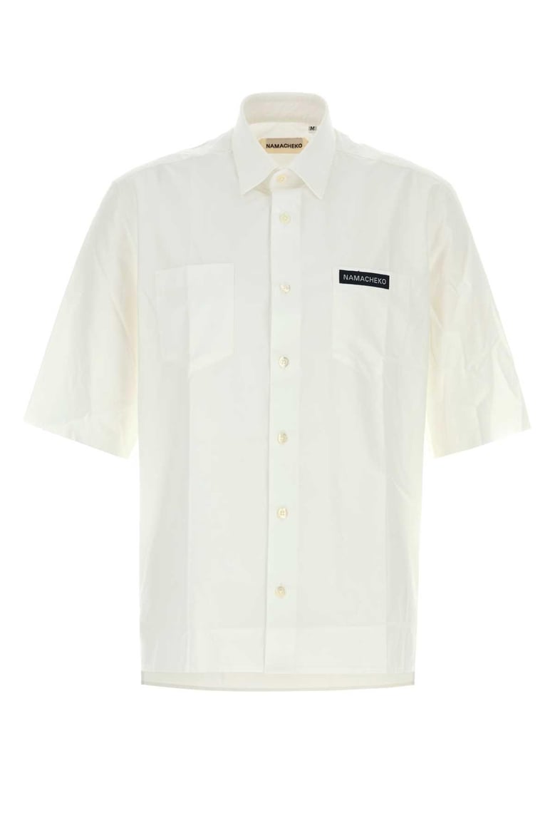 white poplin guardia shirt by Selfnex