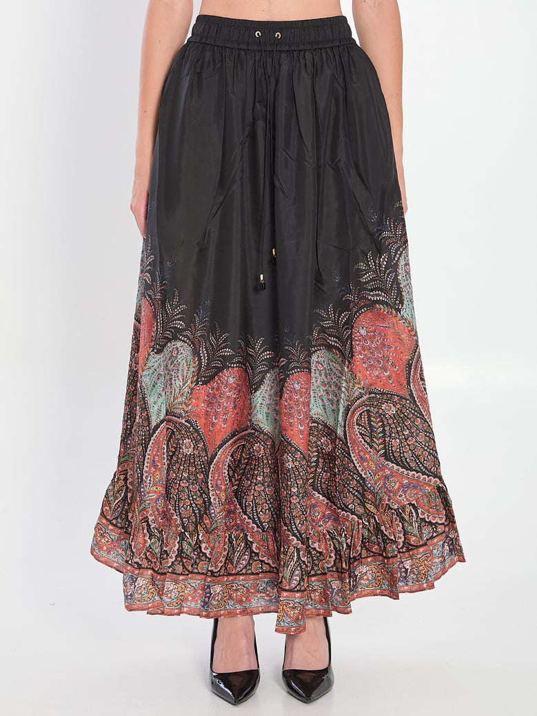 rhiannon ruffle maxi skirt by Selfnex