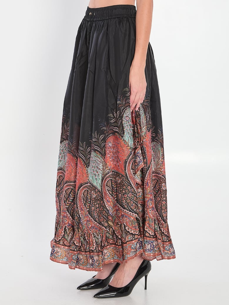 rhiannon ruffle maxi skirt by Selfnex