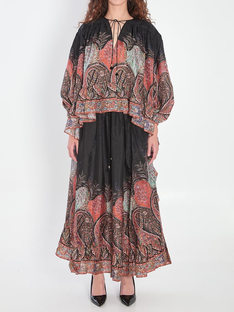 rhiannon ruffle maxi skirt by Selfnex