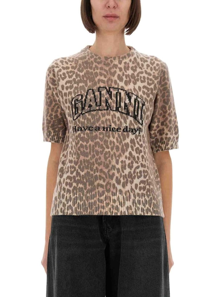 logo wool t-shirt by Selfnex
