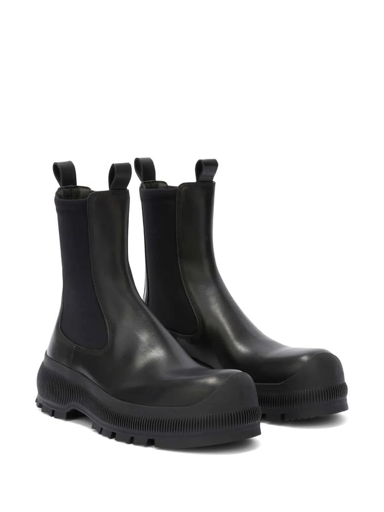 leather chelsea boots by Selfnex