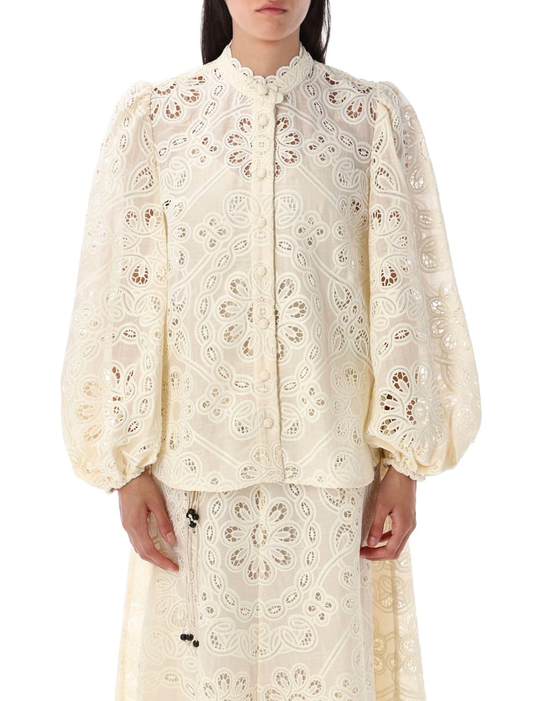 rhiannon embroidered blouse by Selfnex