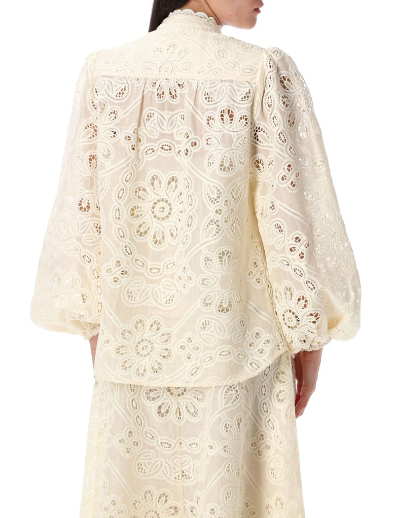 rhiannon embroidered blouse by Selfnex