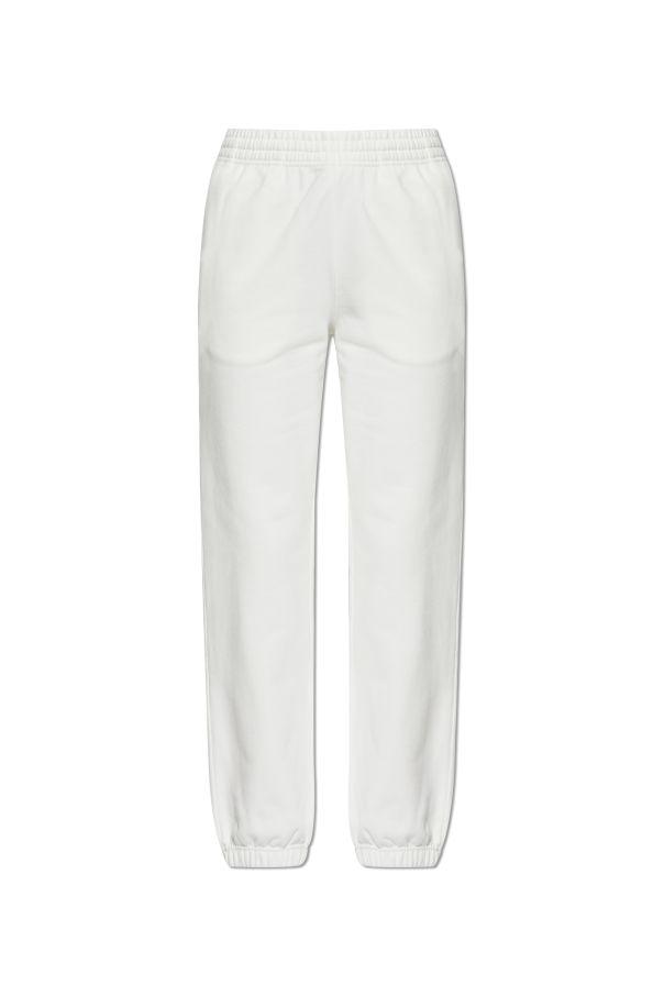 cotton trousers in white by Selfnex