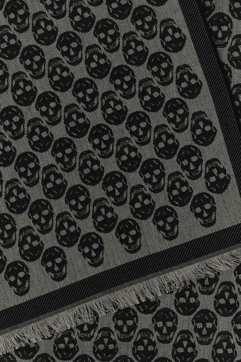 embroidered wool blend foulard by Selfnex