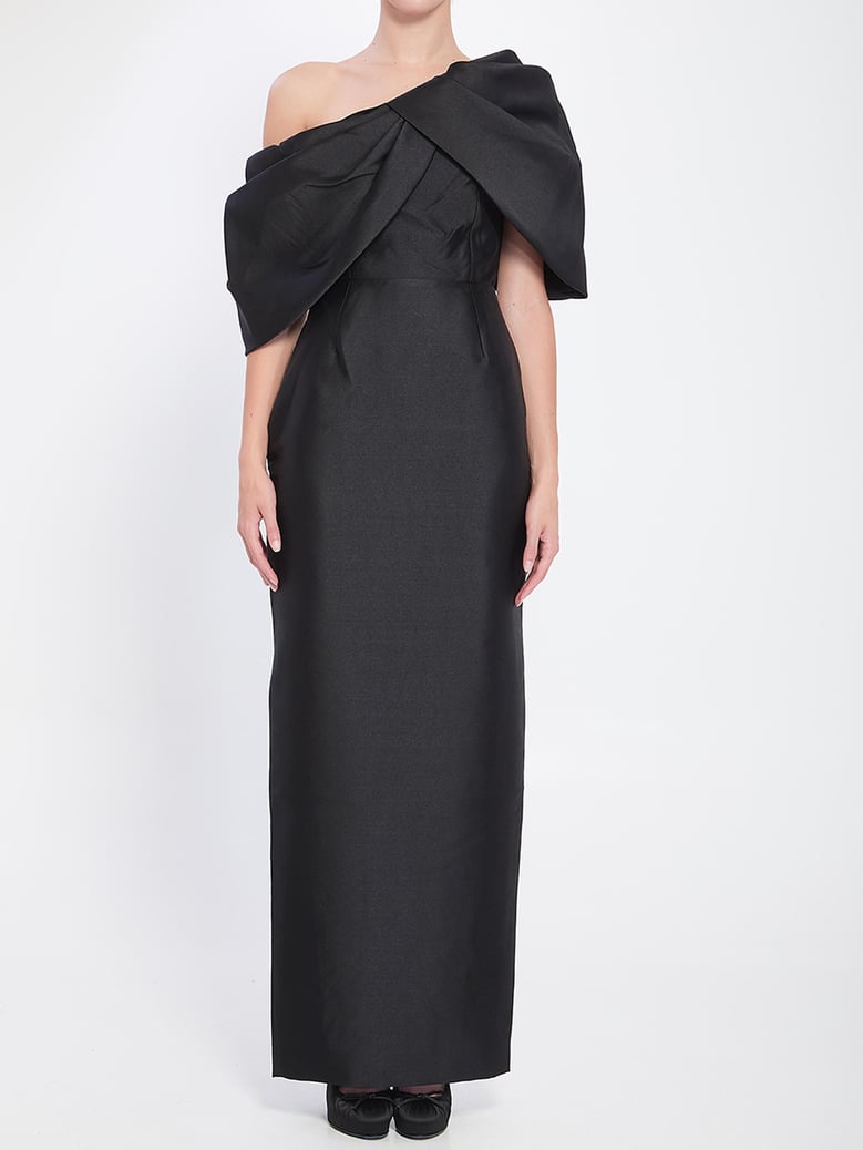 davina maxi dress in black by Selfnex