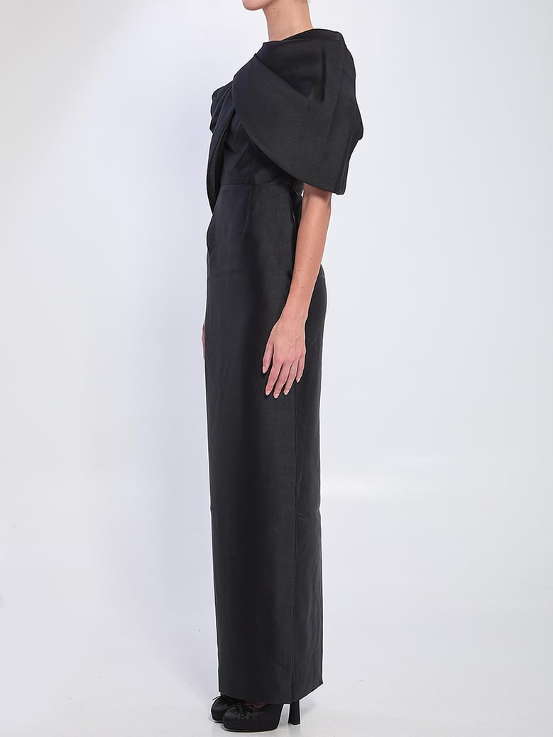 davina maxi dress in black by Selfnex