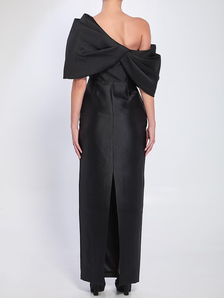 davina maxi dress in black by Selfnex