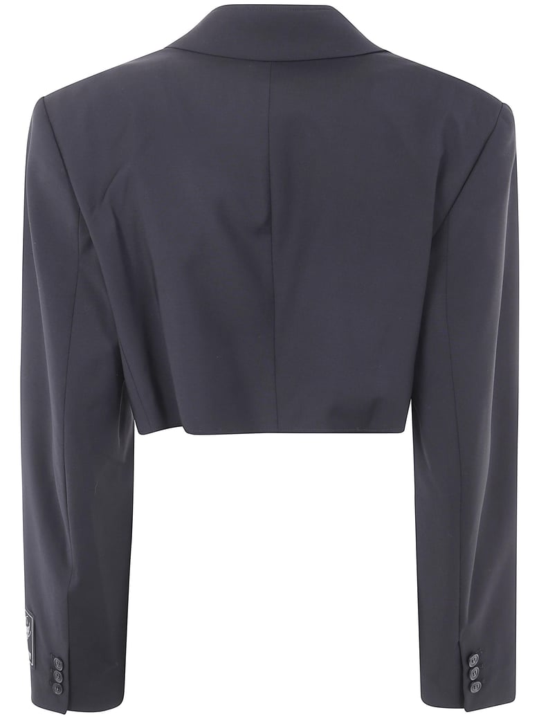 cropped blazer with chain by Selfnex