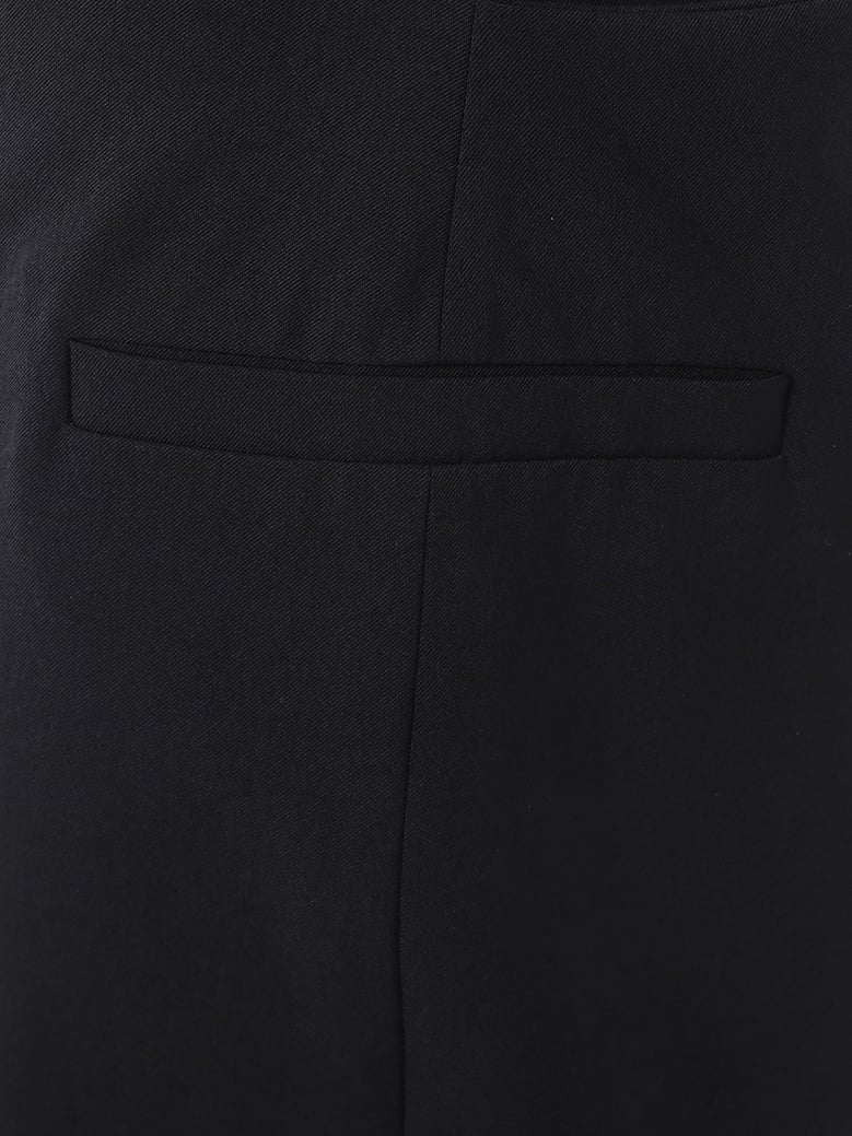long backless dress with belt on the back by Selfnex