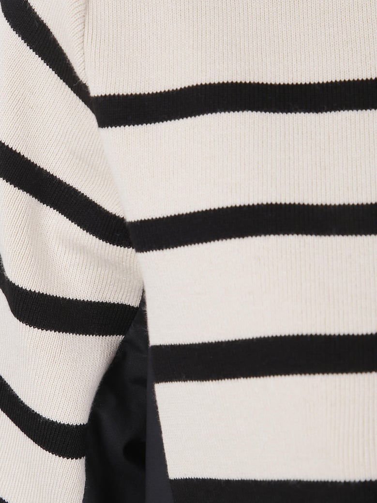 crew neck striped sweater by Selfnex