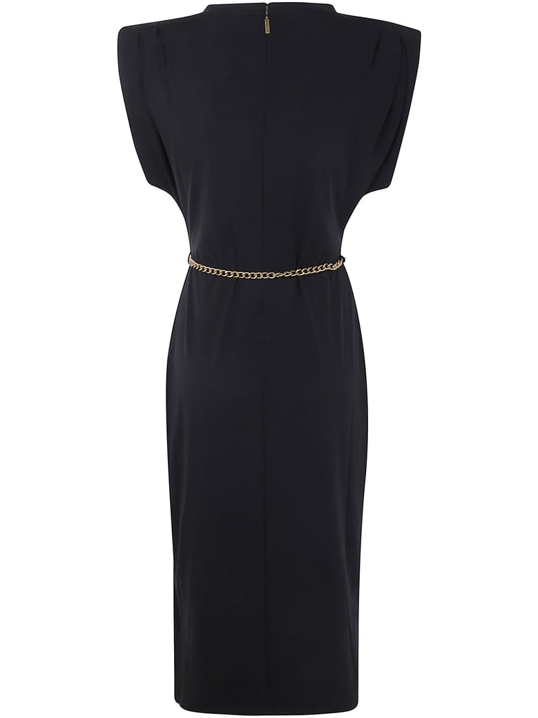 off shoulder midi dress by Selfnex