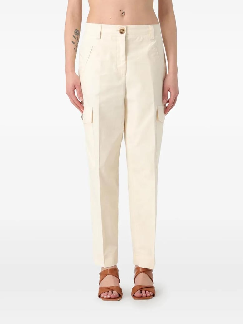 madreperla lycra cotton trousers by Selfnex