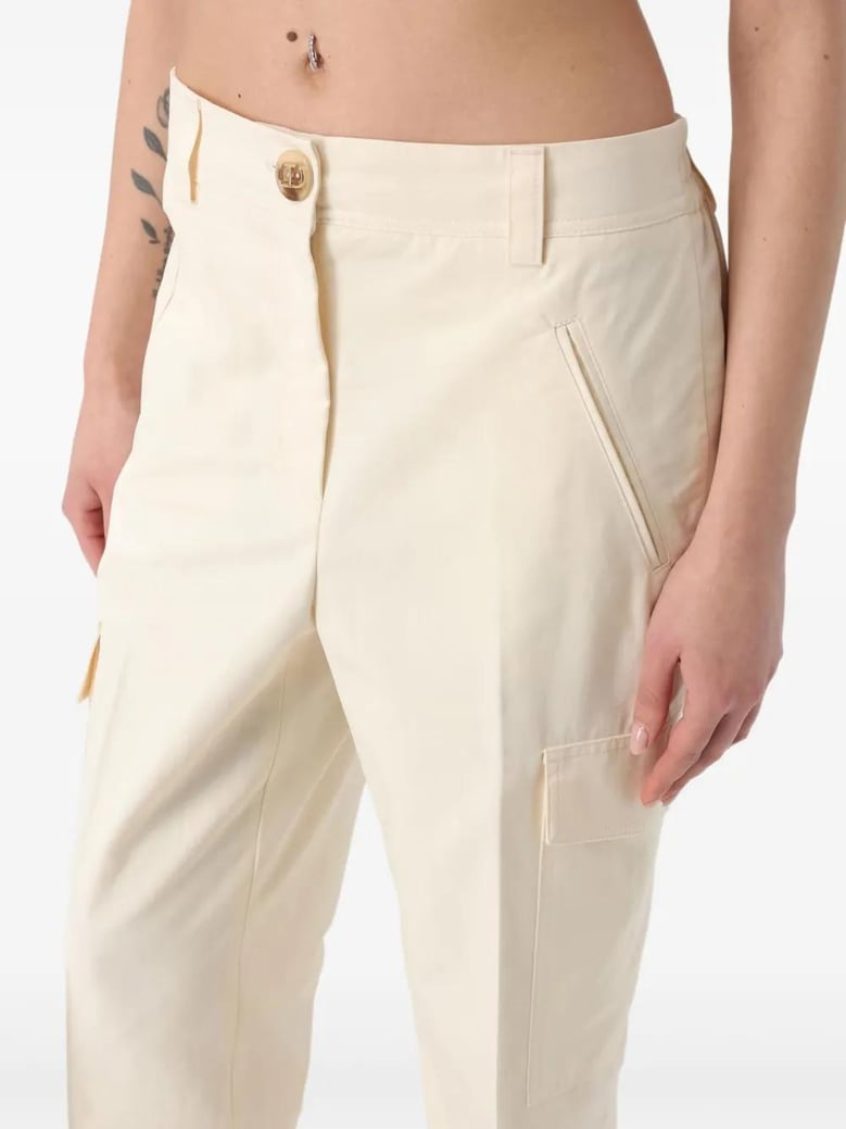madreperla lycra cotton trousers by Selfnex