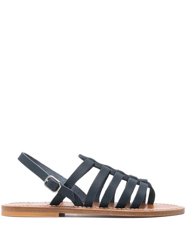 homere leather sandals by Selfnex
