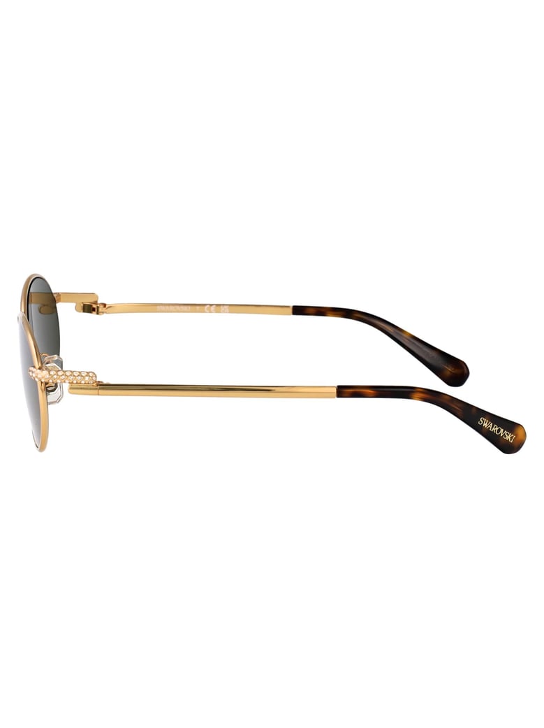 gold metal sunglasses by Selfnex