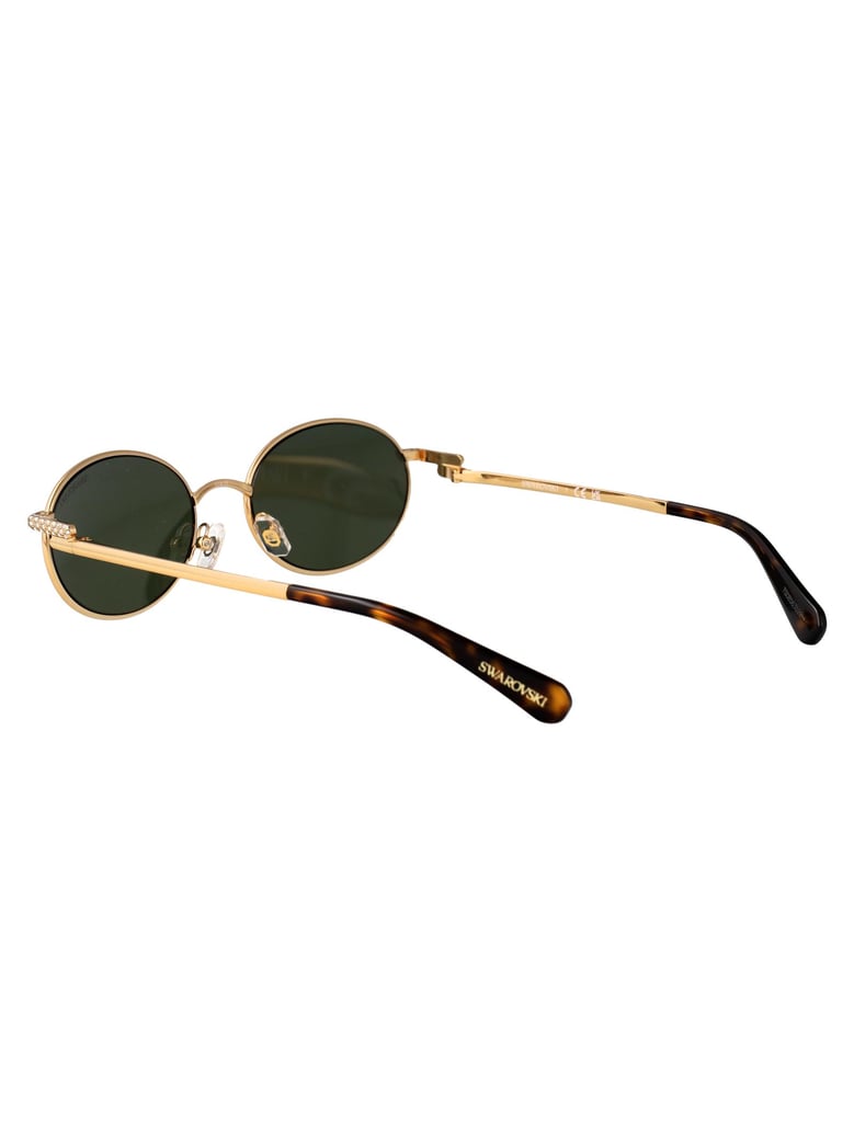 gold metal sunglasses by Selfnex