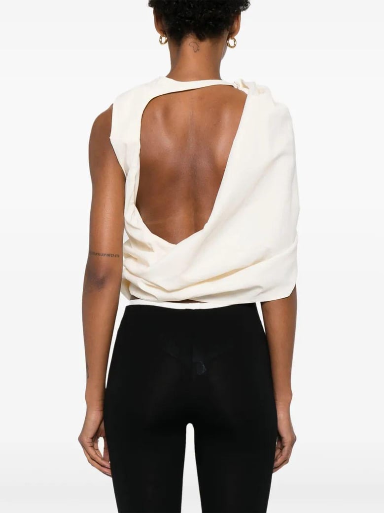 magda butrym asymmetric draped top by Selfnex