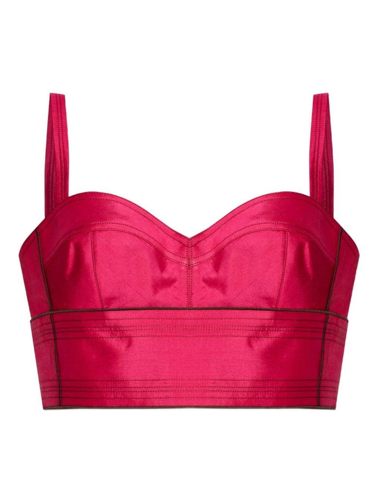 silk bra top by Selfnex