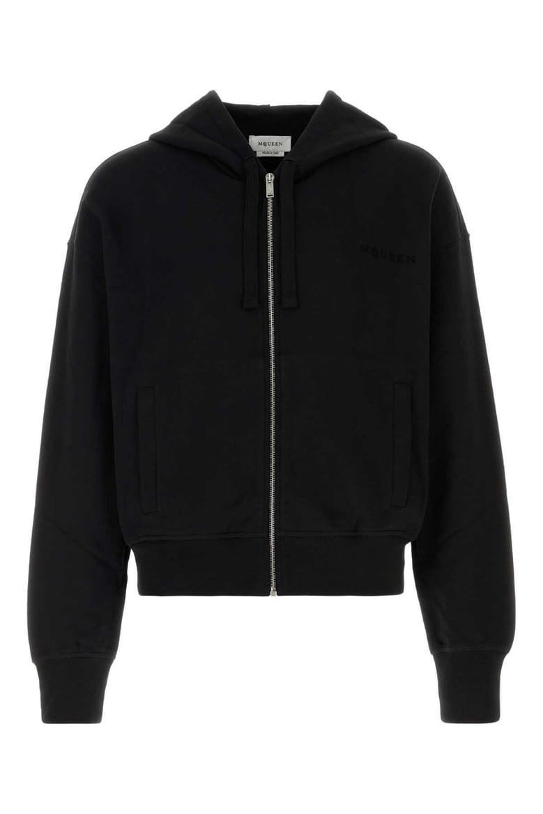 black cotton sweatshirt by Selfnex