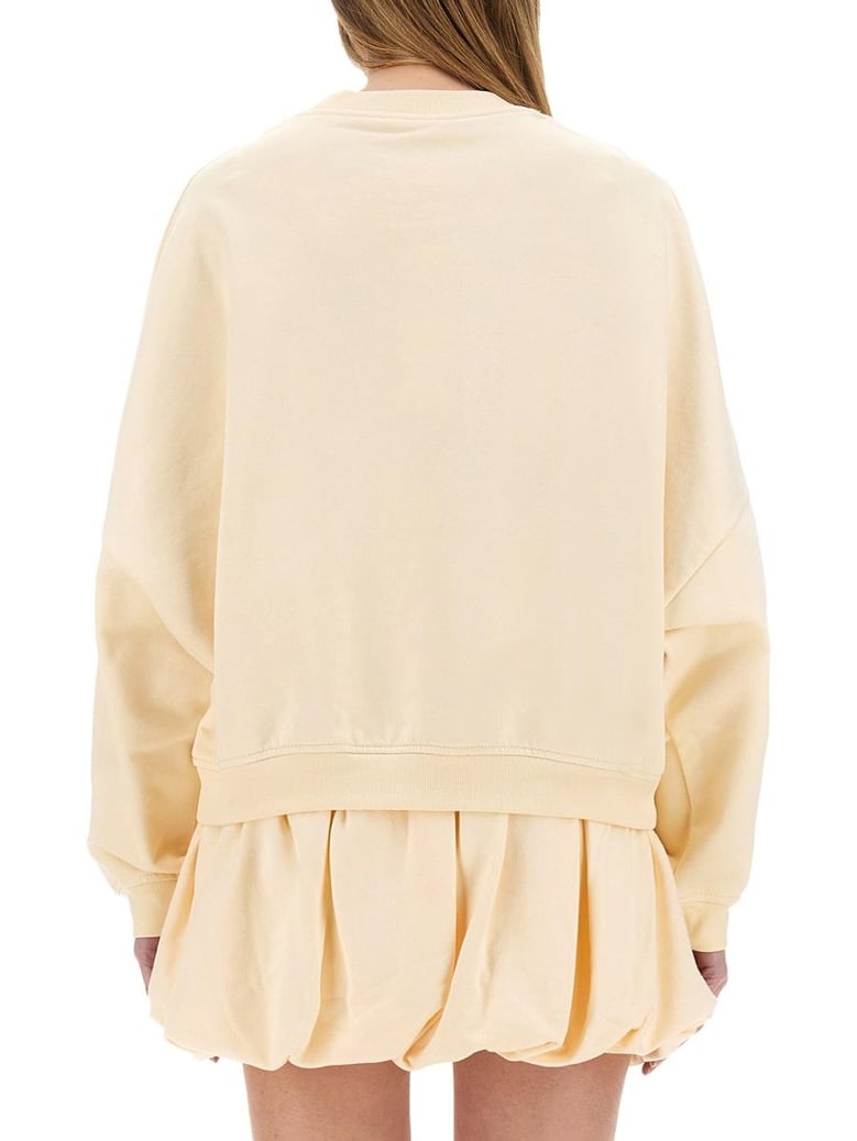 cotton sweatshirt with print by Selfnex