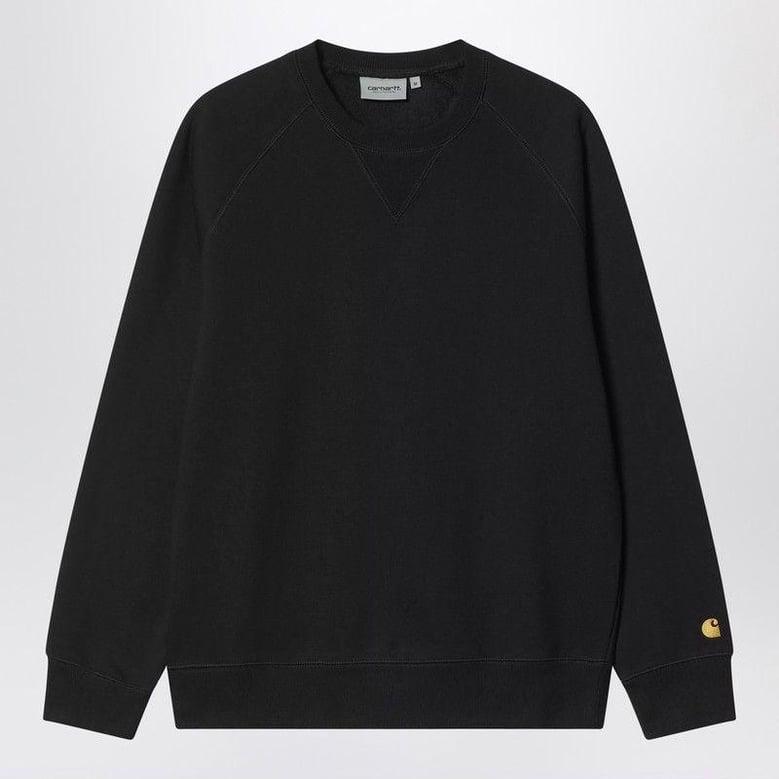 black chase sweatshirt in cotton blend by Selfnex