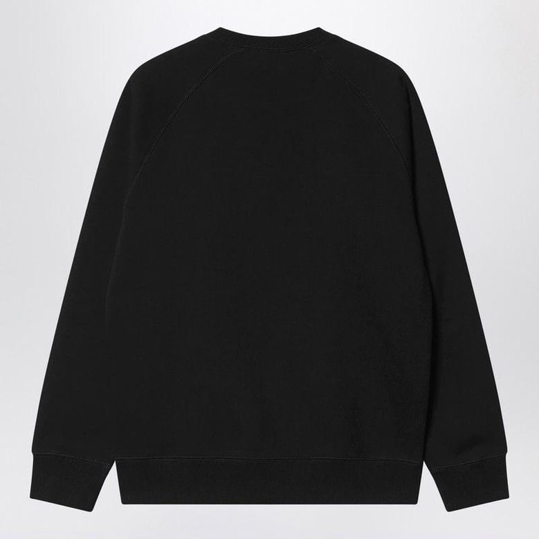 black chase sweatshirt in cotton blend by Selfnex
