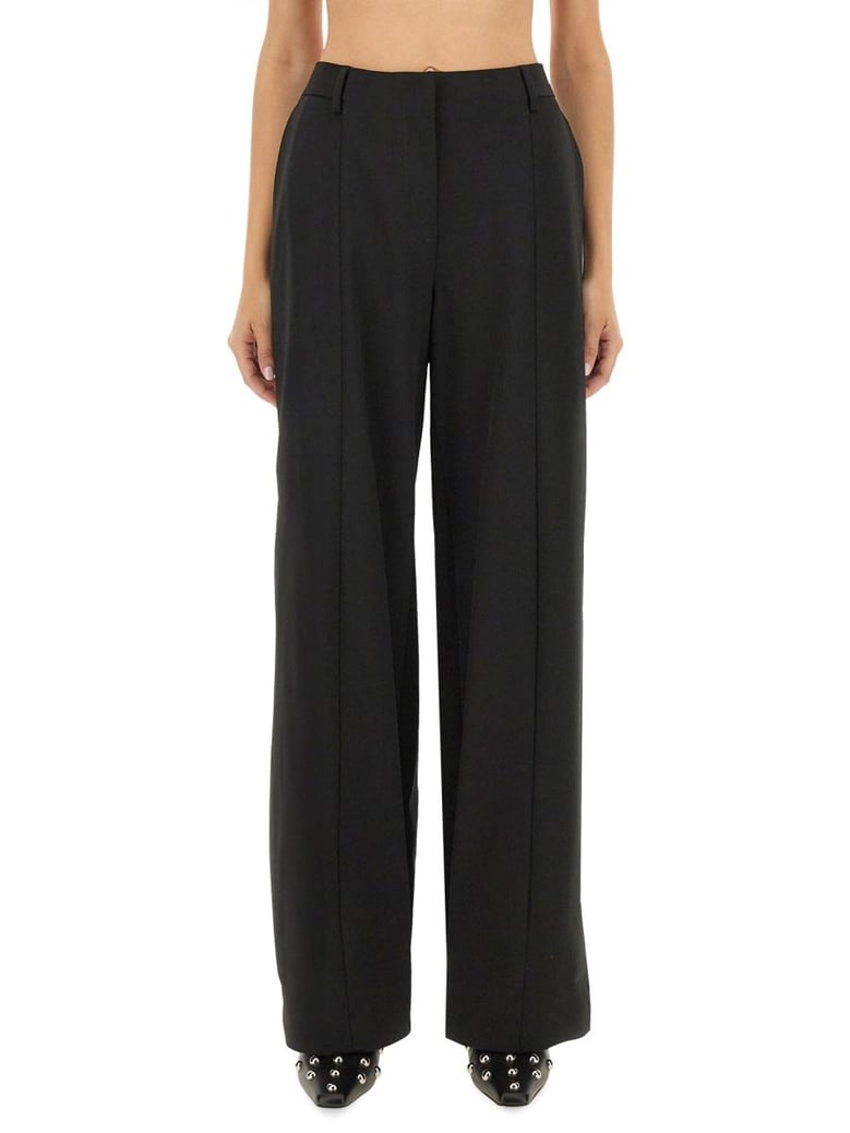 black polyamide trousers by Selfnex