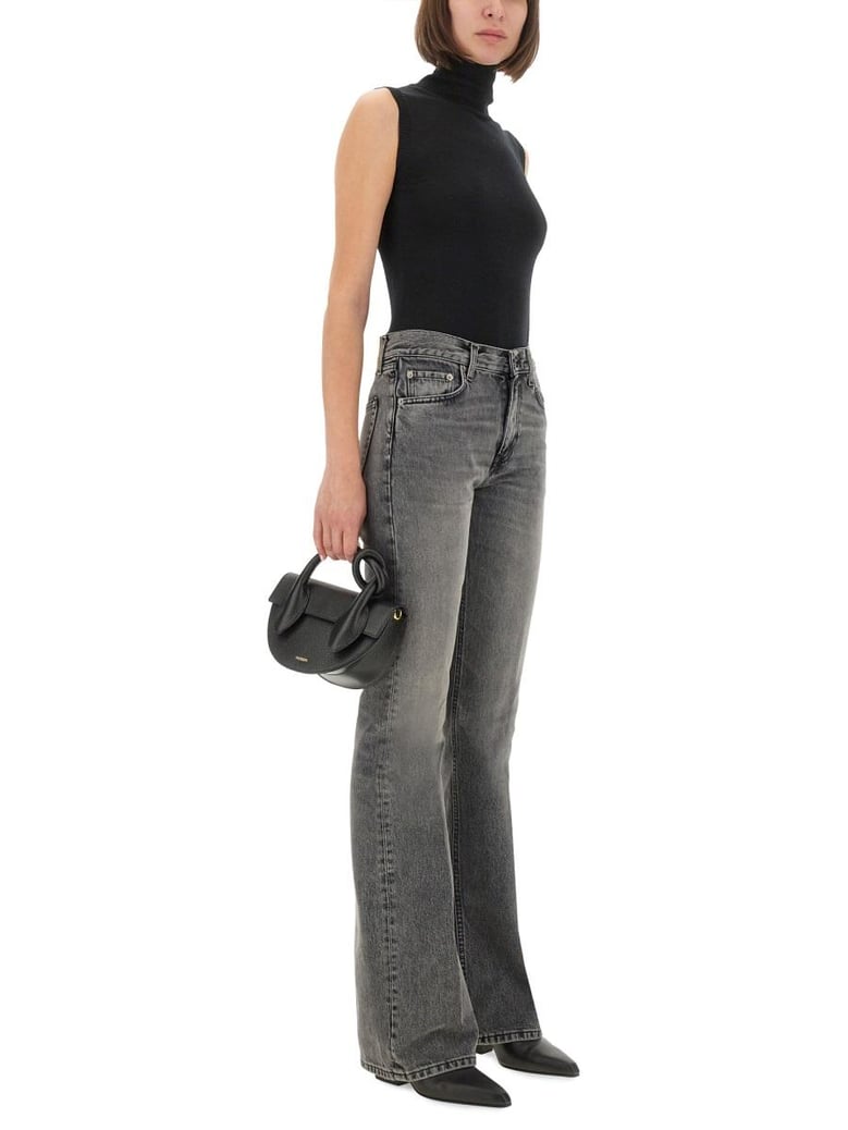 grey cotton jeans by Selfnex