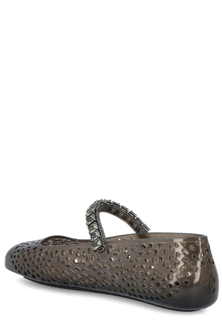the jelly crystal ballet flats by Selfnex