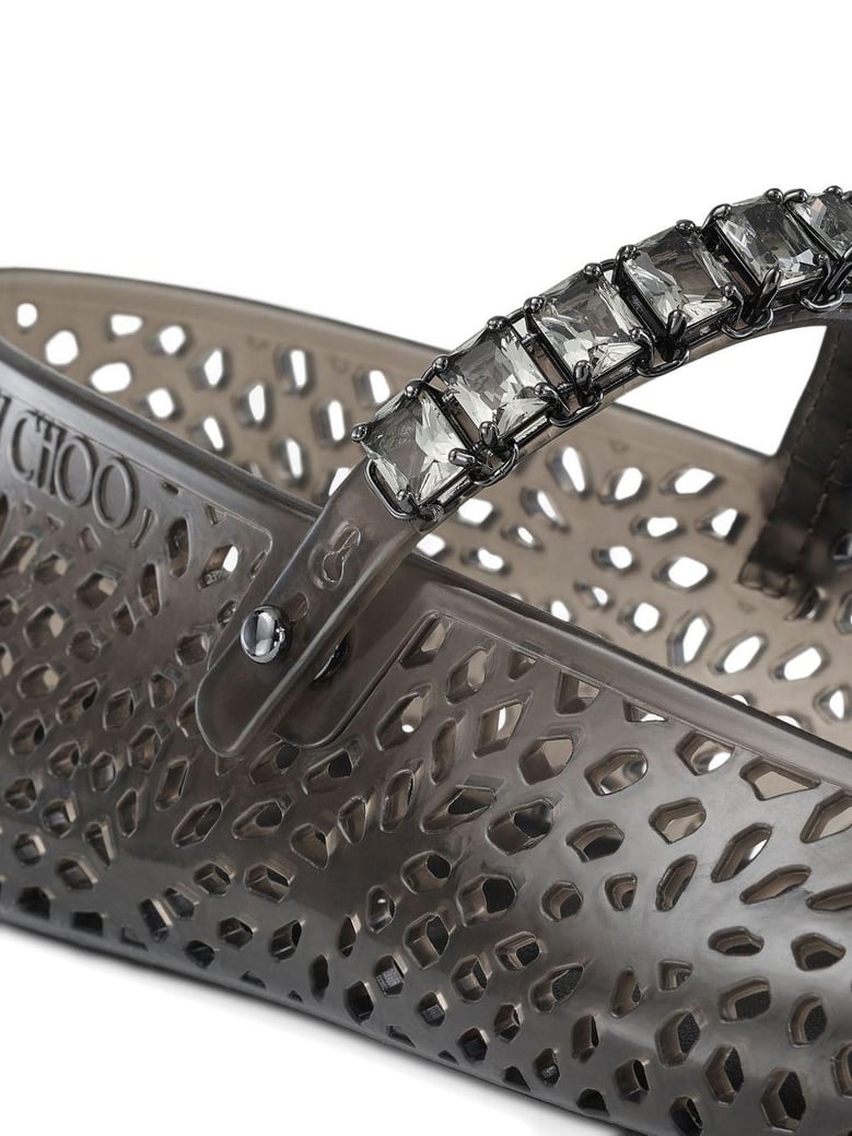 the jelly crystal ballet flats by Selfnex