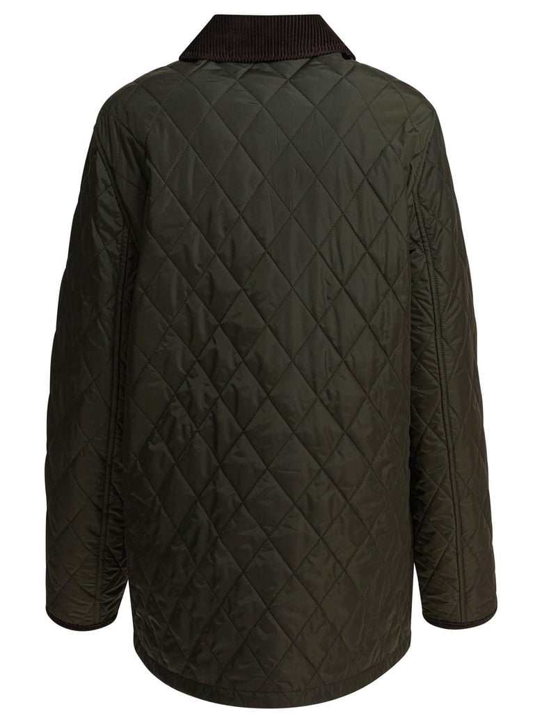 green polyamide nylon jacket by Selfnex