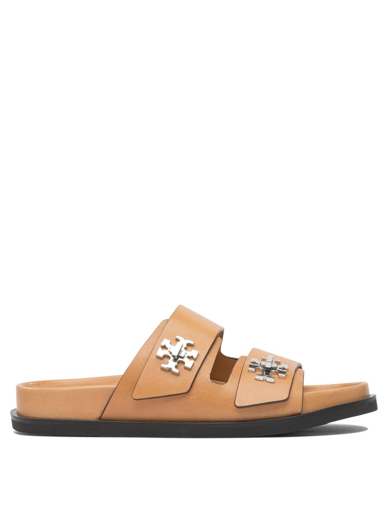 beige rubber sandals by Selfnex