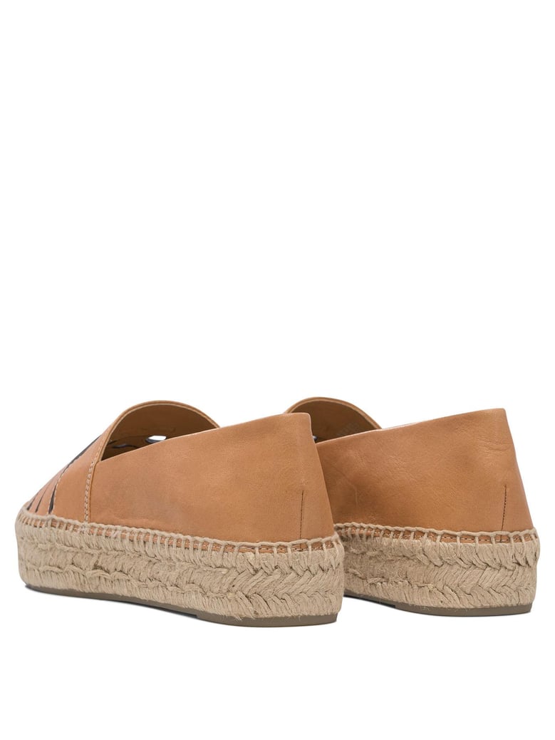 beige rubber espadrilles by Selfnex