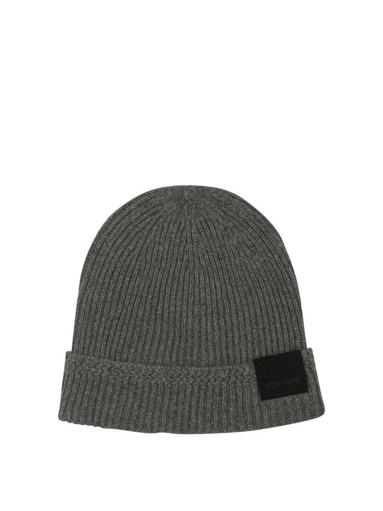 grey cashmere hat by Selfnex