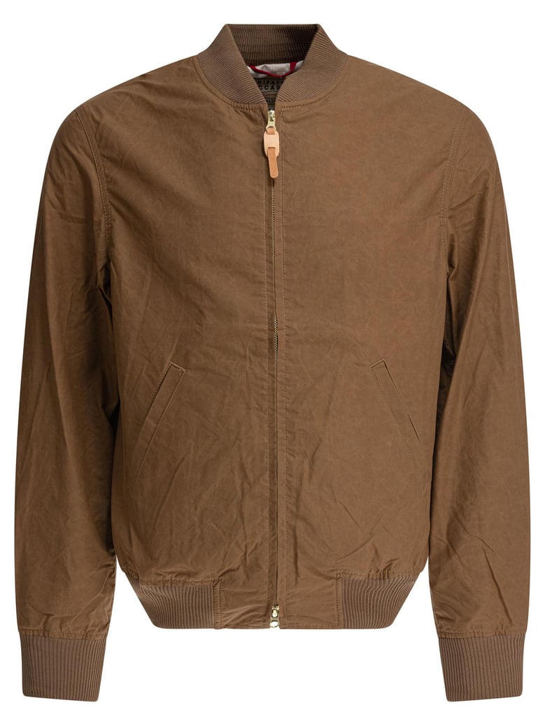 brown cotton jacket by Selfnex