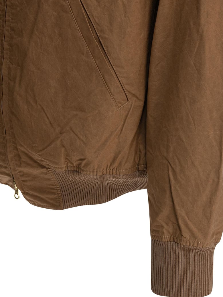 brown cotton jacket by Selfnex