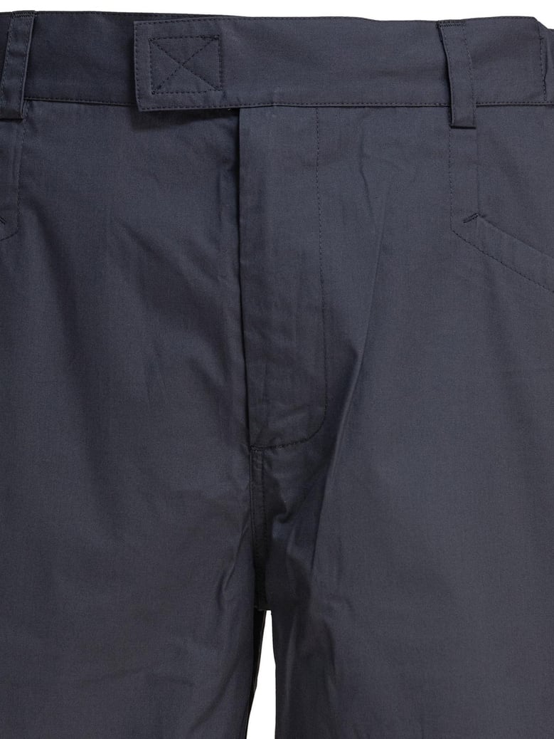 grey cotton shorts by Selfnex