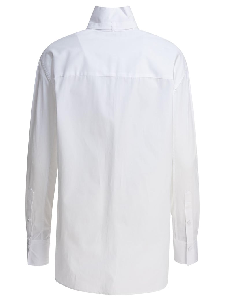 white cotton shirt by Selfnex